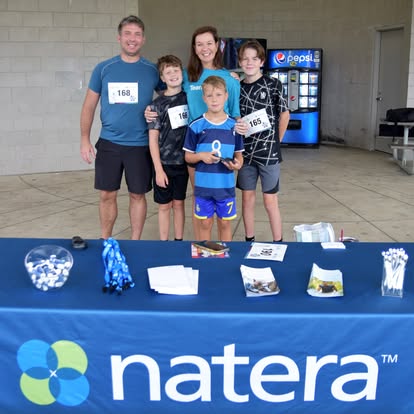 naterafam Presenting sponsor representatives.